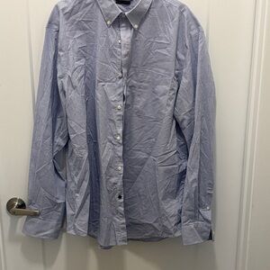 Tommy Hilfiger Light Blue Micro Check Button-Down Shirt